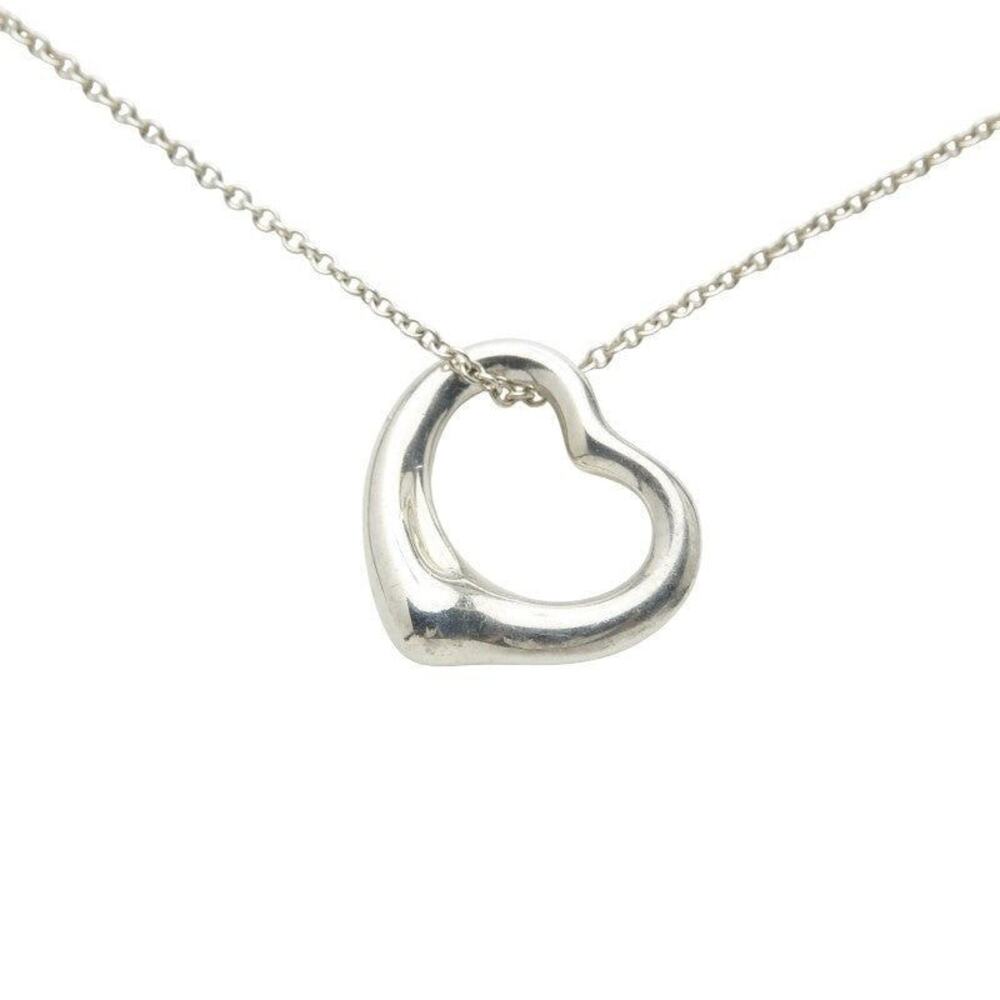 Tiffany & Co. Open Heart Sterling Silver 925 Necklace